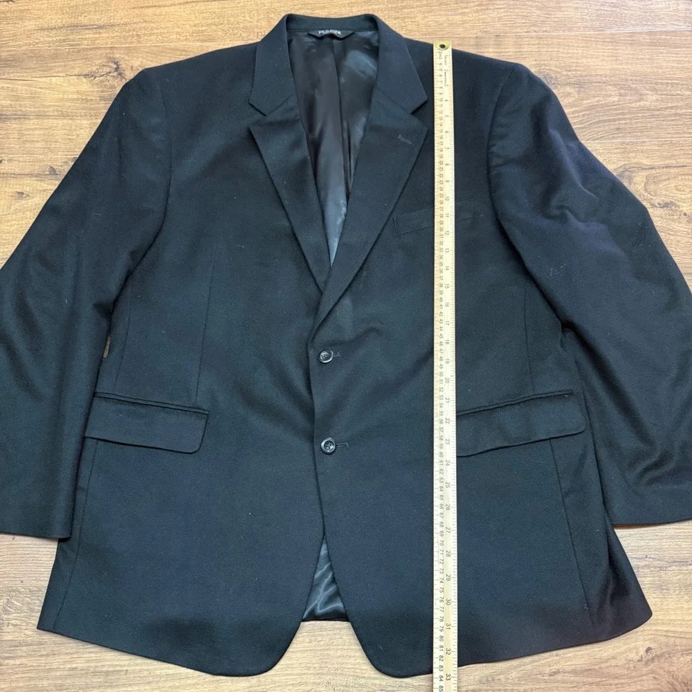 Jos A Bank Blazer Mens 48R Black 100% Cashmere Sport Coat‎ Jacket Formal Classic